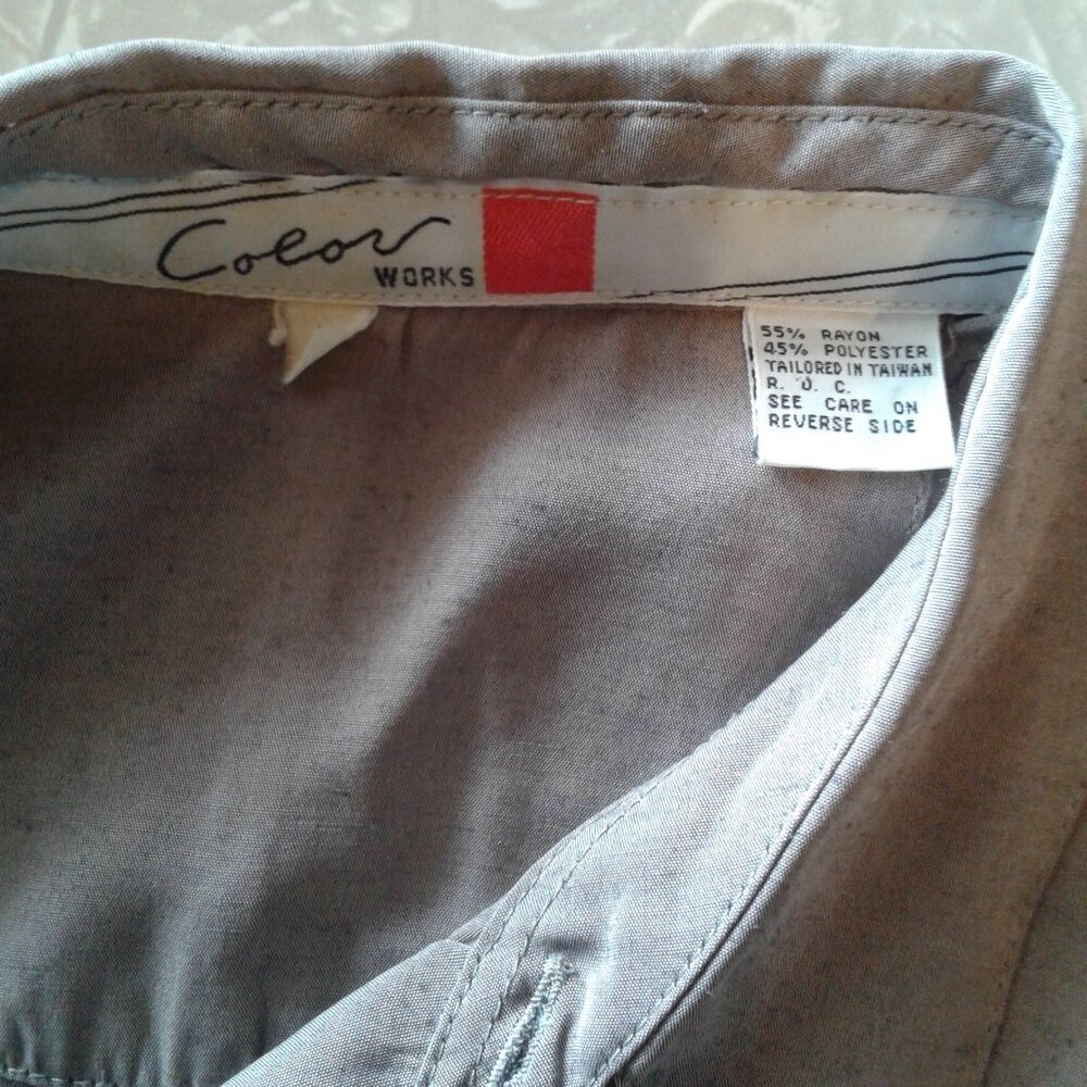 Color Works Womans Blouse Size L - Picture 3 of 5